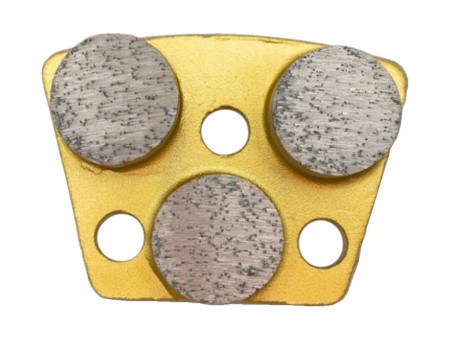 Трехточечный шлифовальный сегмент, Ø25ммх10 мм, для мягкого бетона, 30