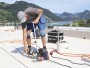 Сварочный автомат горячего воздуха ROOFER RW3400, применение